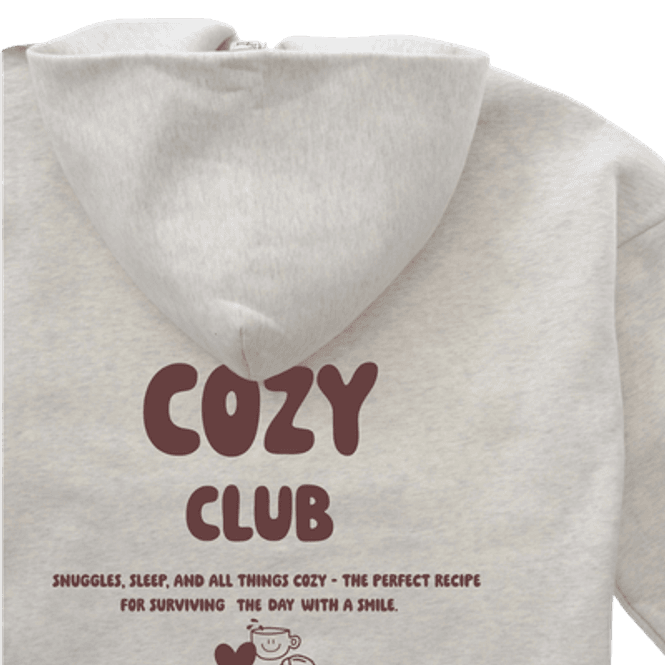 Hovedbilde Adult Hoodie Gray Cozy Club