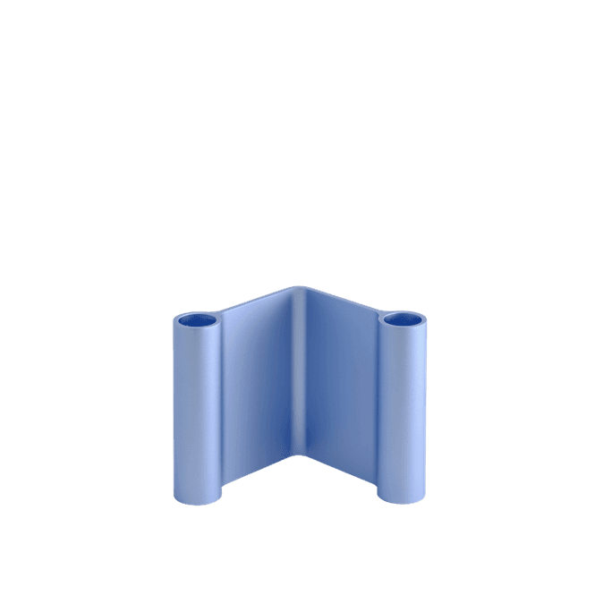 Hovedbilde Pair Candleholder - Light blue 11 cm