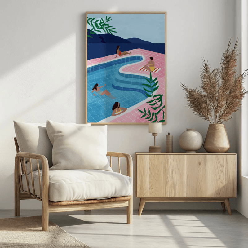 Poster - Pool Ladies