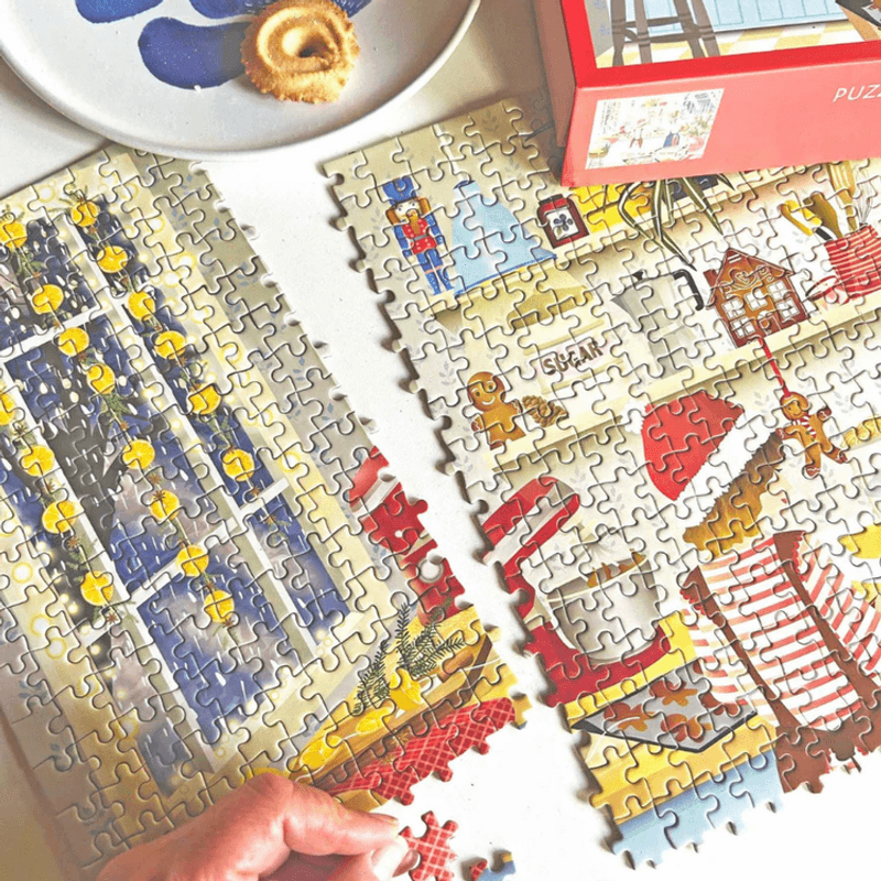 SWEET CHRISTMAS Puslespillkalender - 1000
