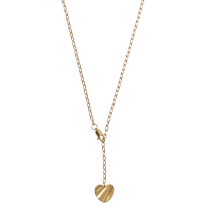 Hovedbilde Enamel smykke gold, Wave heart