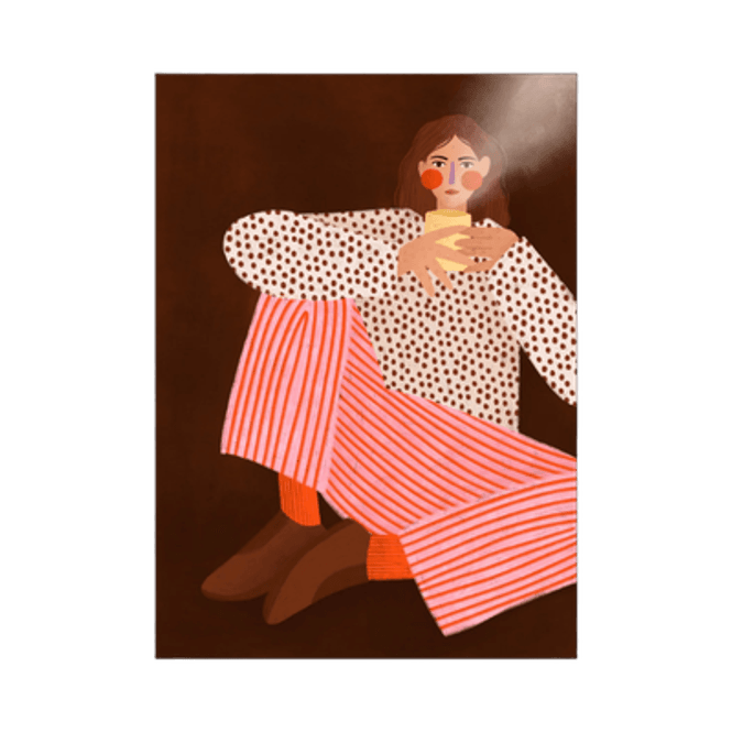 Hovedbilde Poster - Woman With the Cup of Tea