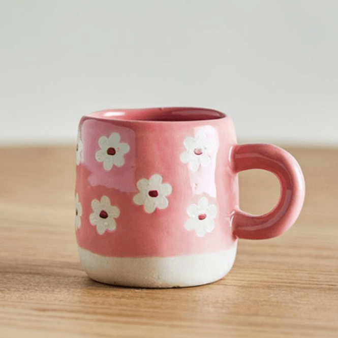 Hovedbilde Mille kopp - Blomster rosa