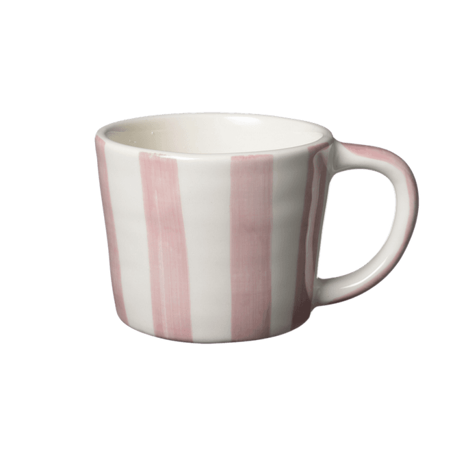 Hovedbilde Capri Cappuccino krus - Pink java stripe