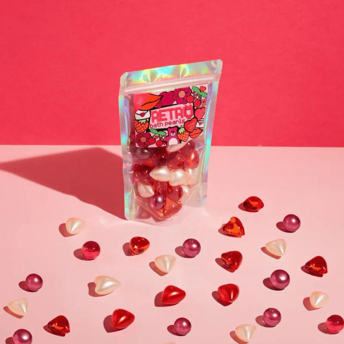 Retro 90`s Valentines badeperler