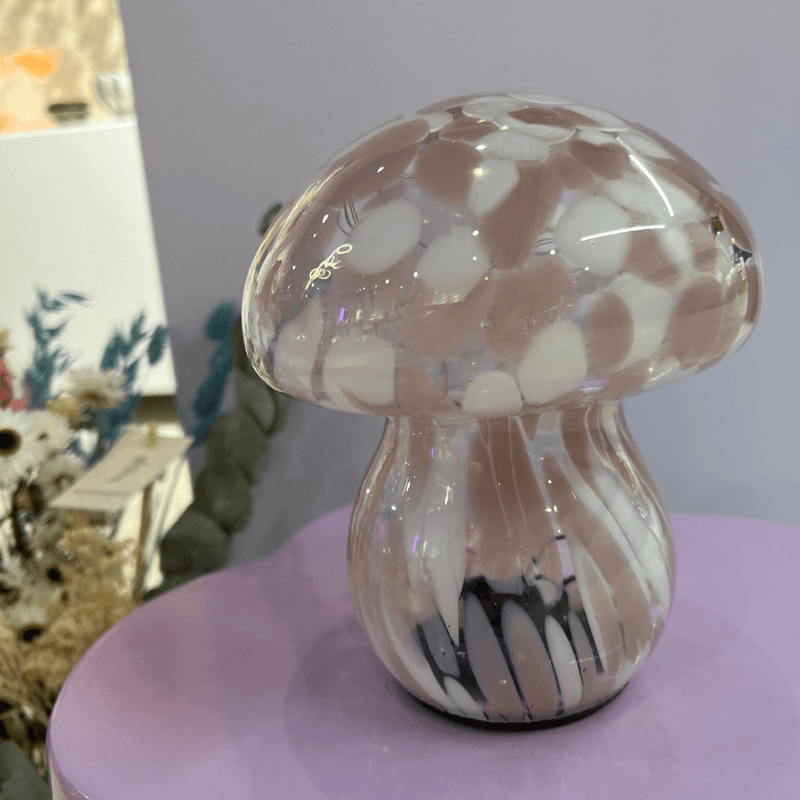Lampe Mushy - chips rosa/hvit