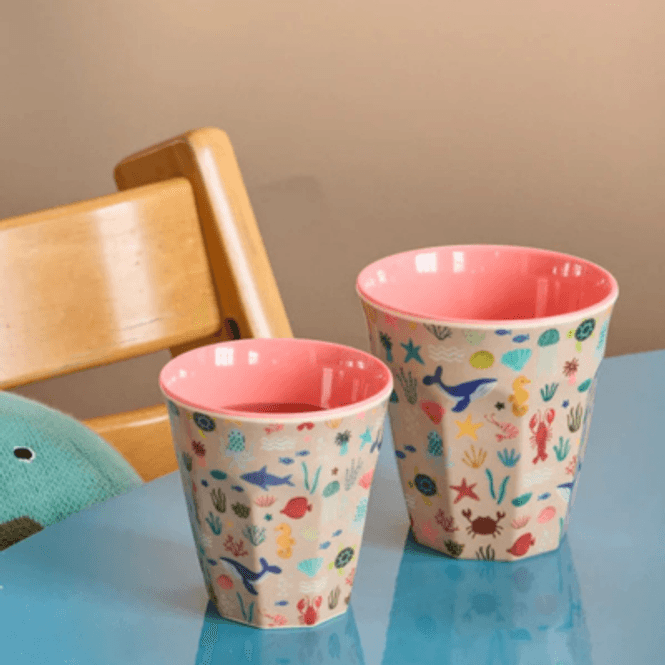 Hovedbilde Medium melamin kopp -  Coral 