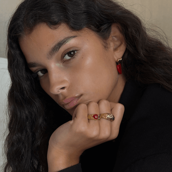 Hovedbilde Scarlet Heart Ring gold