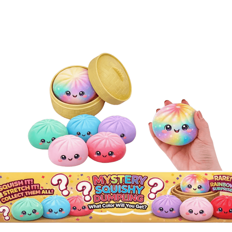 Mystery Squishy Dumpling - Rainbow