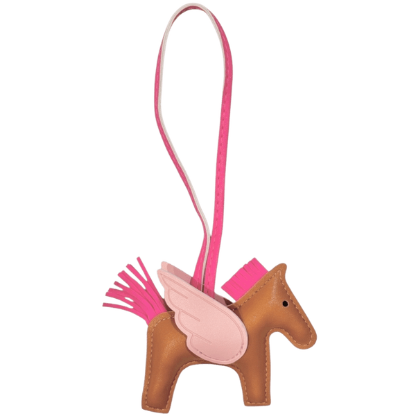 Hovedbilde Pony Bag Charm - light brown / pale rose & black