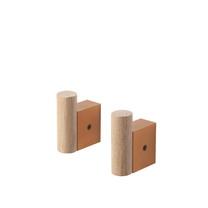 Hovedbilde Attach Coat Hook - Burnt orange 2 pk