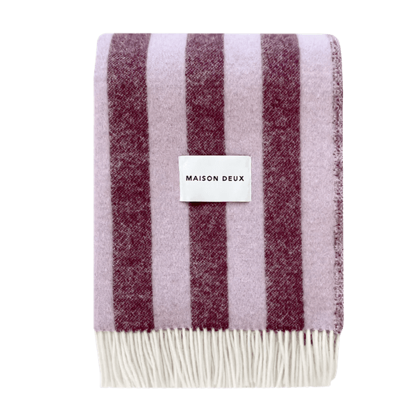 Hovedbilde Candy Wrap ullpledd - Lilla / Aubergine