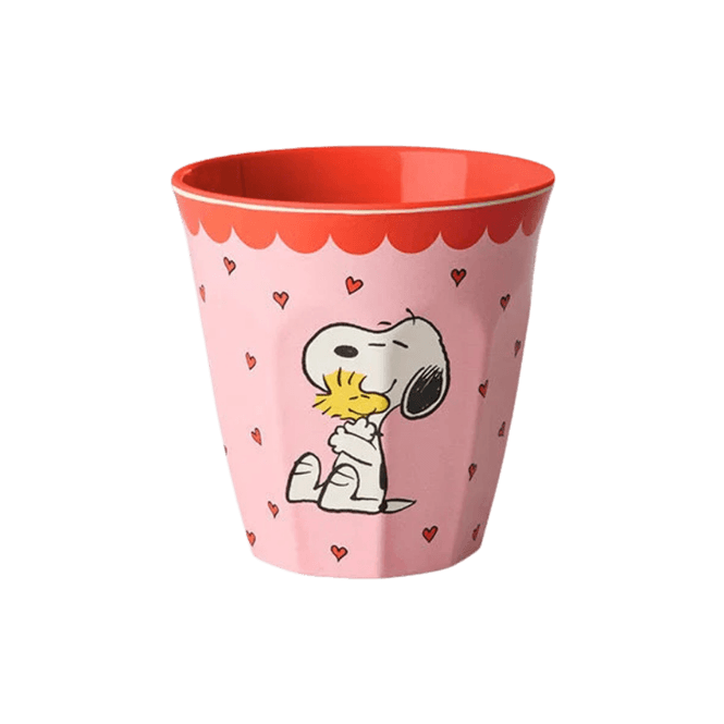 Hovedbilde Snoopy kopp pink - Medium Melamine
