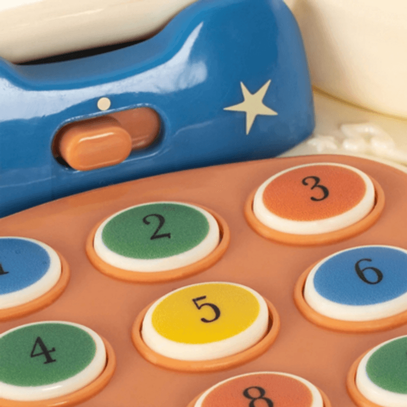 Leketelefon med lys, lyd og melodier