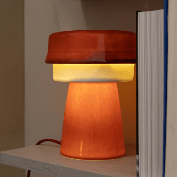 Hovedbilde bordlampe - hat burguder 
