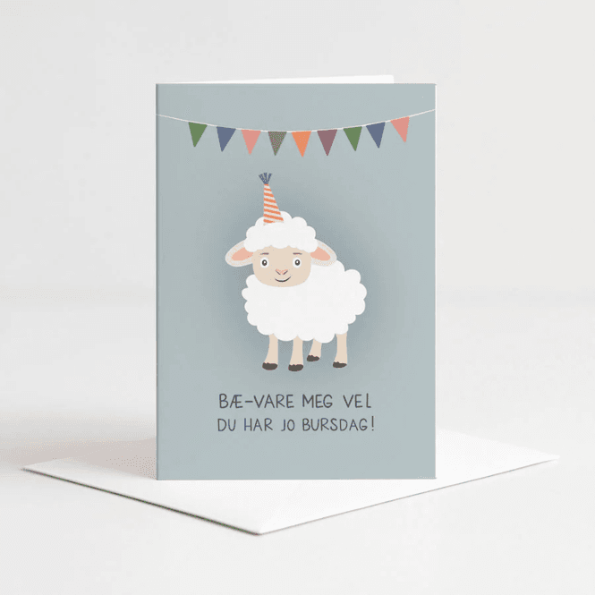 Hovedbilde Kort - Bæ-vare meg vel, du har jo bursdag!