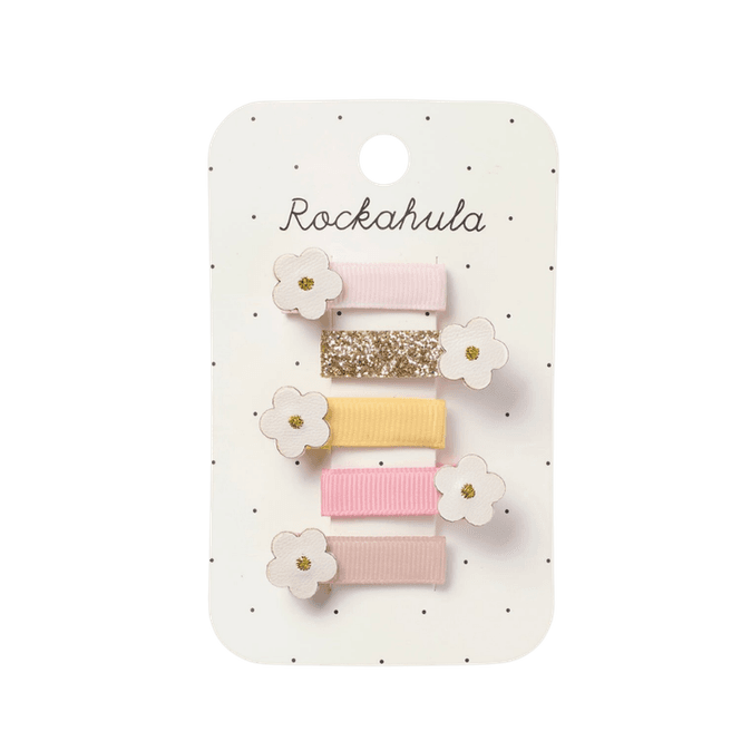 Hovedbilde mini daisy hårspenner 4pk 