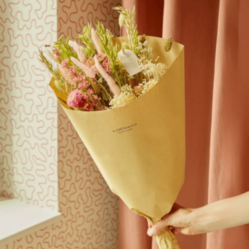 Dried Flowers - Bouquet - Pink Elegance , Medium