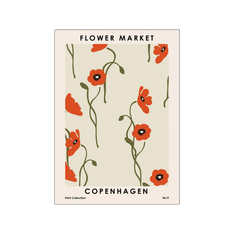 Poster - Flower Market Copenhagen
