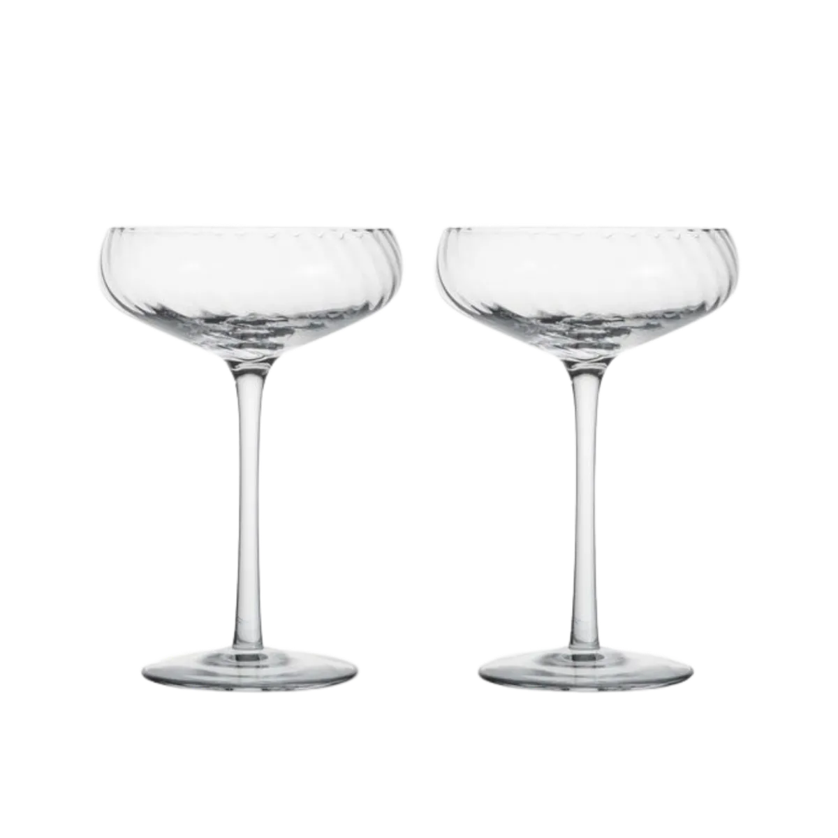  Champagne glass Opacity, 2-pk - Clear