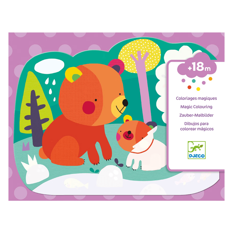 Magisk fargelegging med skogsdyr