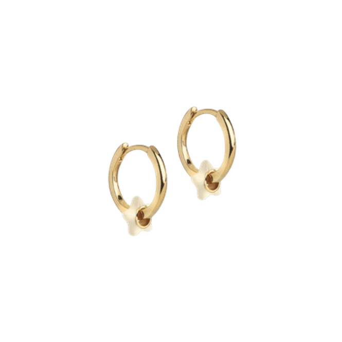 Hovedbilde ENAMEL Hoops - Tokens Star Daisy