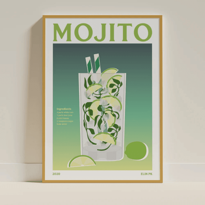 Hovedbilde Elin PK Mojito Drink Poster