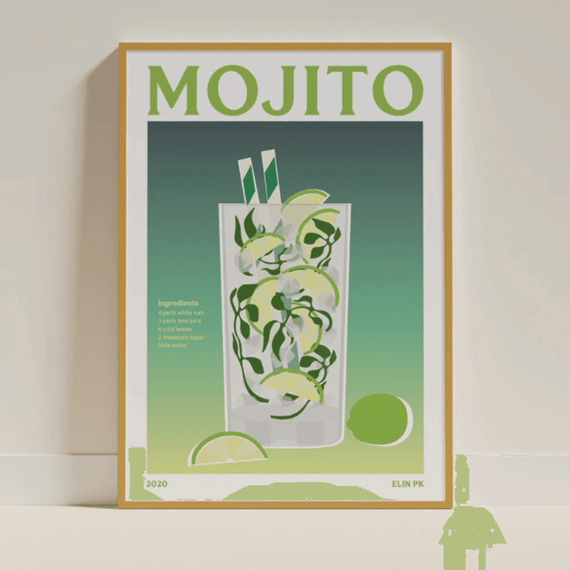 Elin PK Mojito Drink Poster