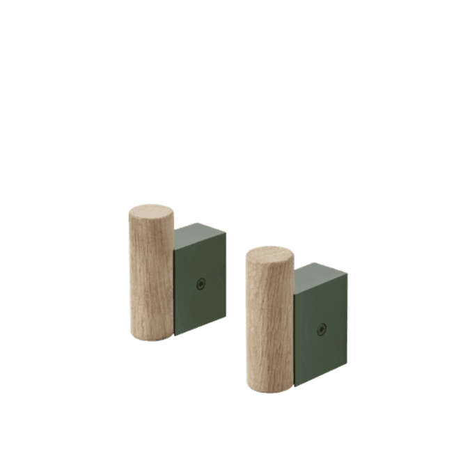 Hovedbilde Attach Coat Hook - Dark green 2 pk