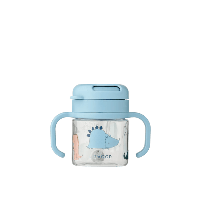 Hovedbilde Kai Tritan Straw Cup - Dino roar / Sandy 280ml