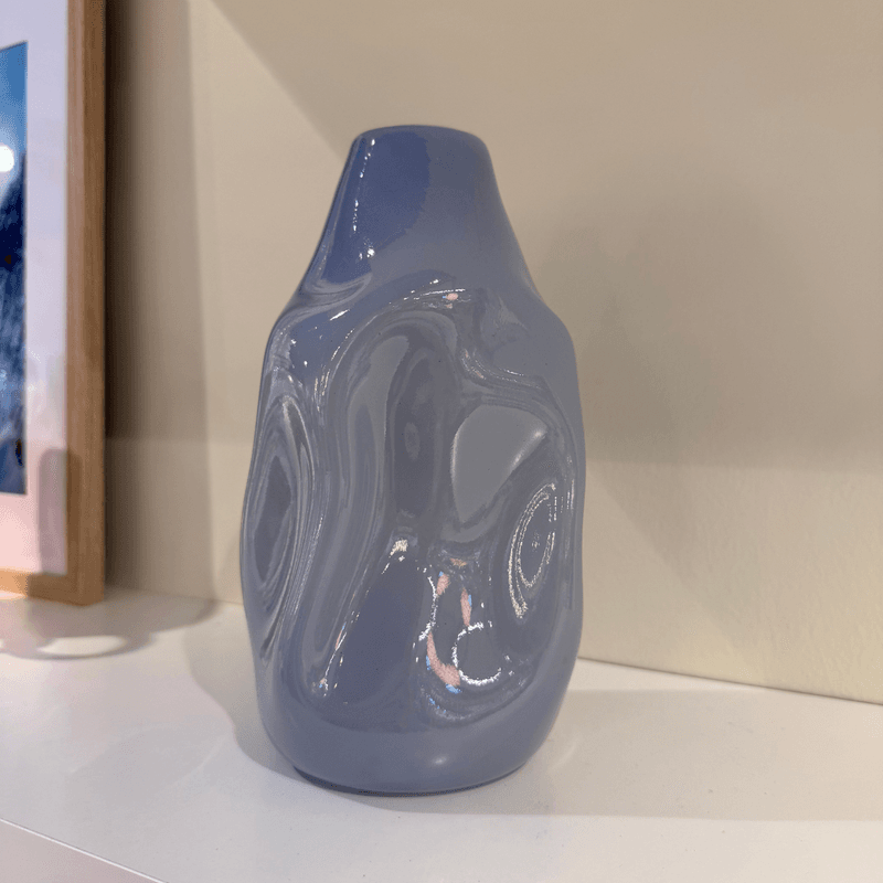 Valk Vase Stor - Blå