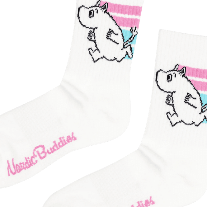 Hovedbilde Moomin Retro Sokker - Hvit/rosa