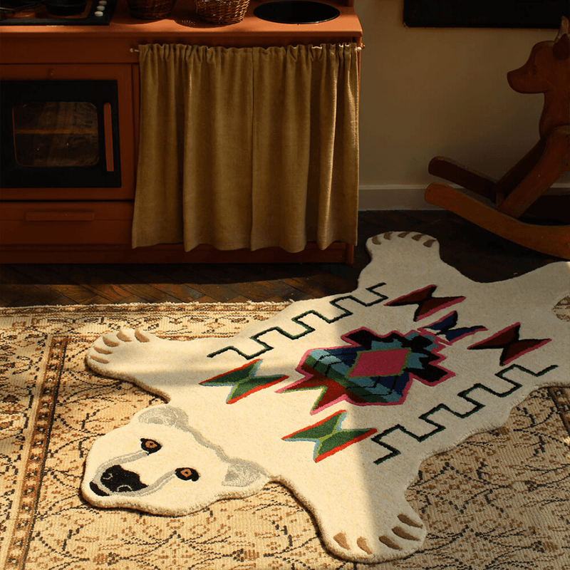 Kasbah Polar bear Rug large
