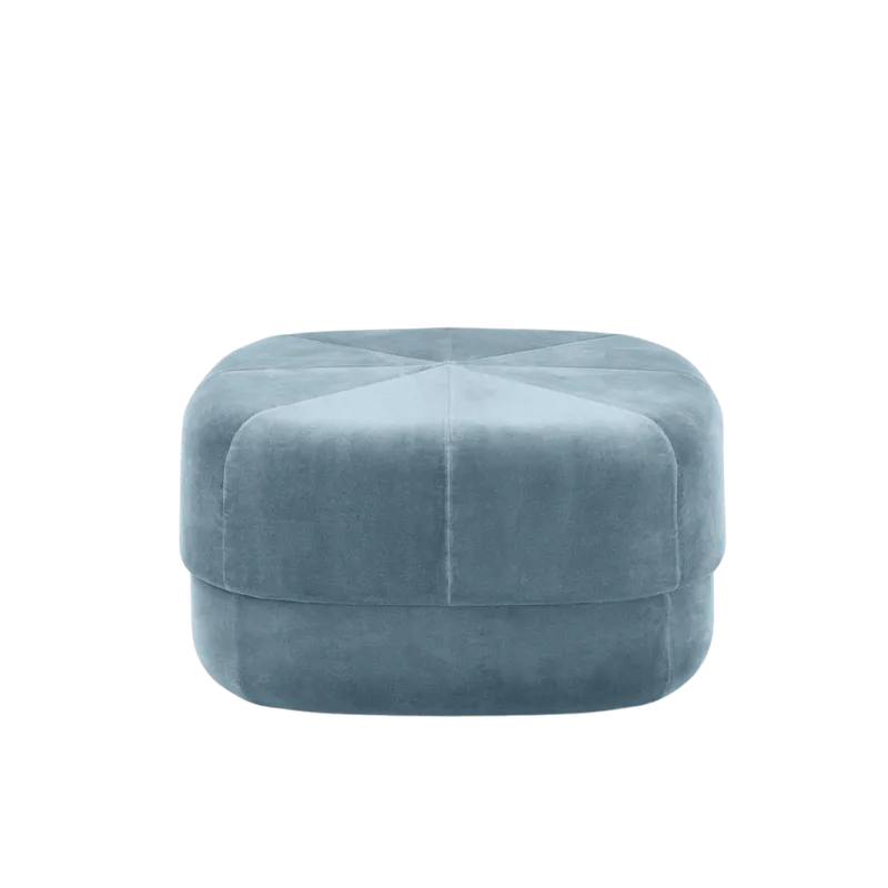 Circus Pouf Large Light Blue