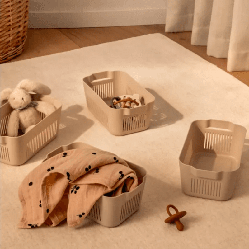 Makeeva oppbevaringskurv Mini 4 pk