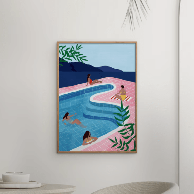 Poster - Pool Ladies