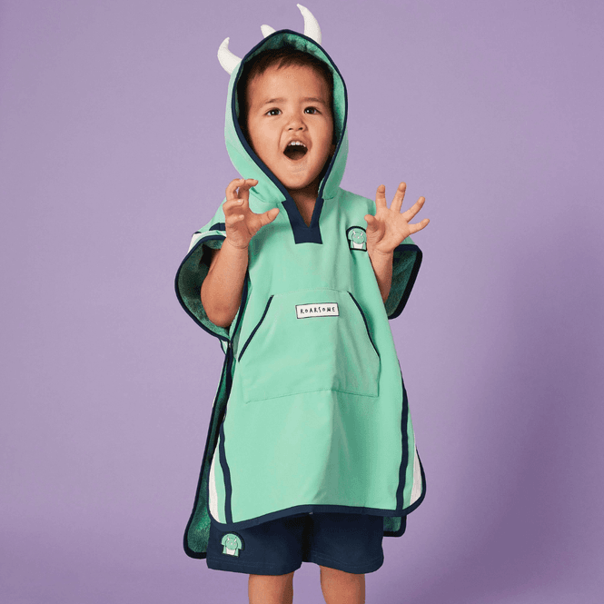 Hovedbilde Dinosauren Spike - Poncho håndkle