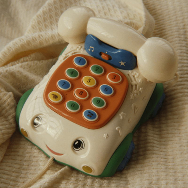 Leketelefon med lys, lyd og melodier