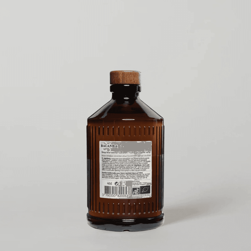 Caramel, organisk sirup 