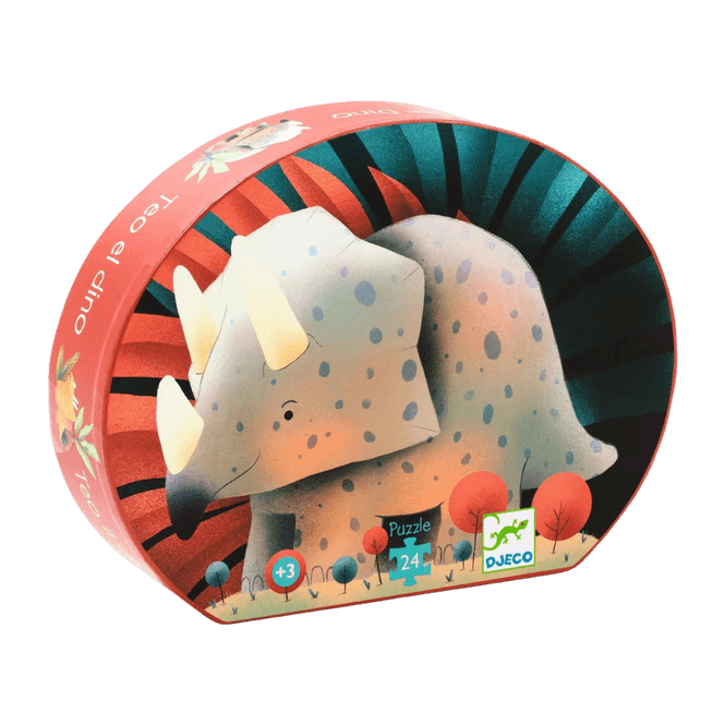 Hovedbilde puslespill 24 biter - Dinosauren Teo