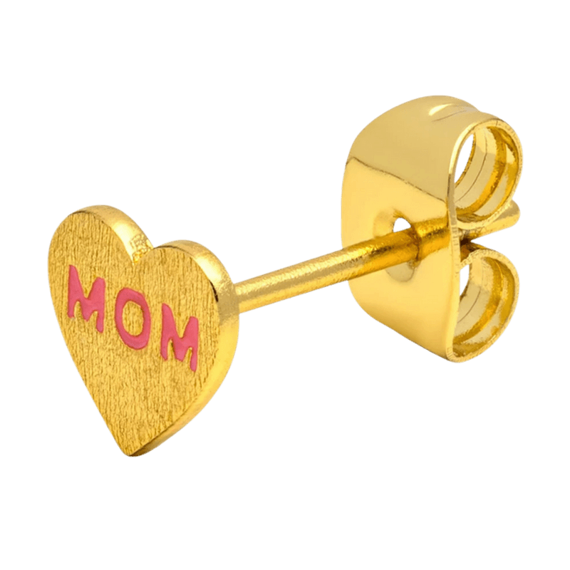 Word - Heart mom - PINK 1 pcs