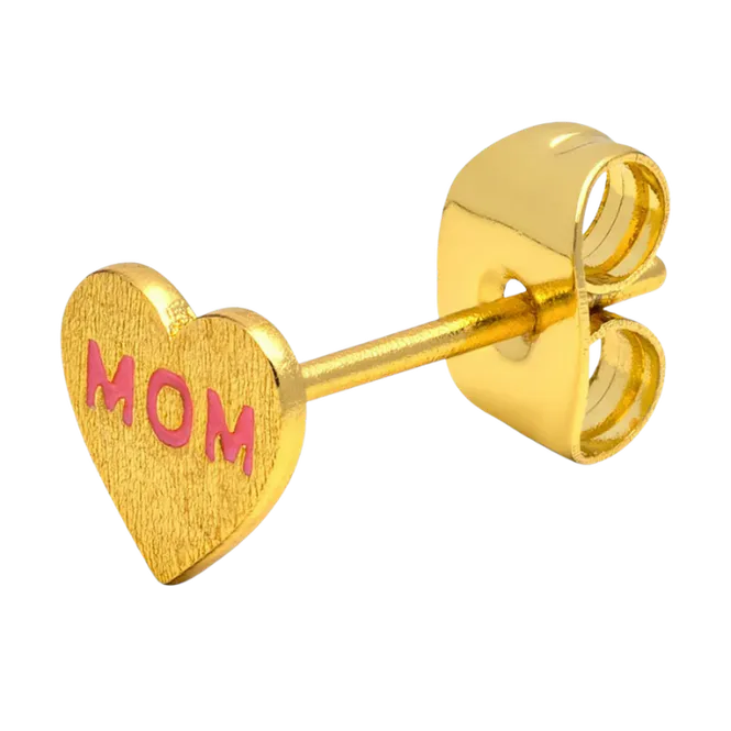 Hovedbilde Word - Heart mom - PINK 1 pcs