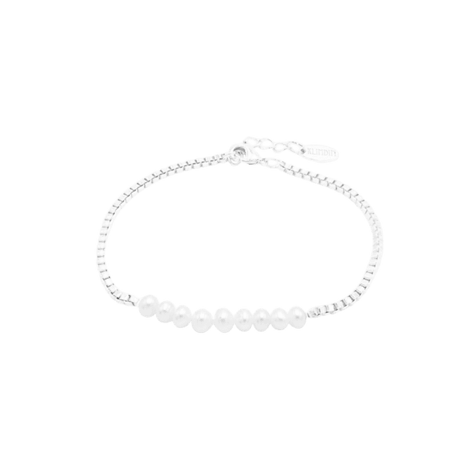 Hovedbilde Armbånd ferskvannsperler - sølv
