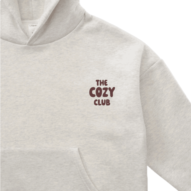 Adult Hoodie Gray Cozy Club