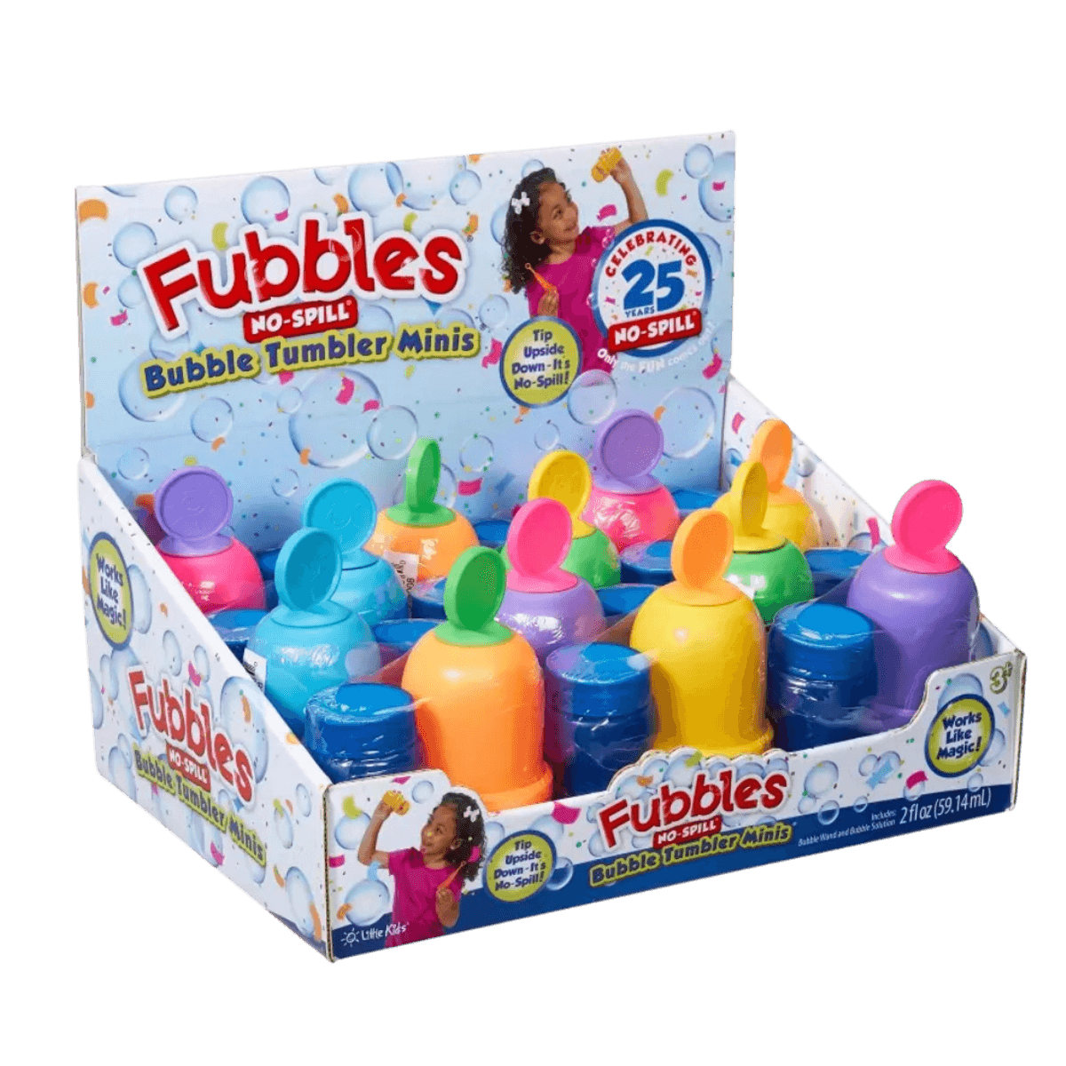 FUBBLES NO-SPILL BUBBLE TUMBLER MINI