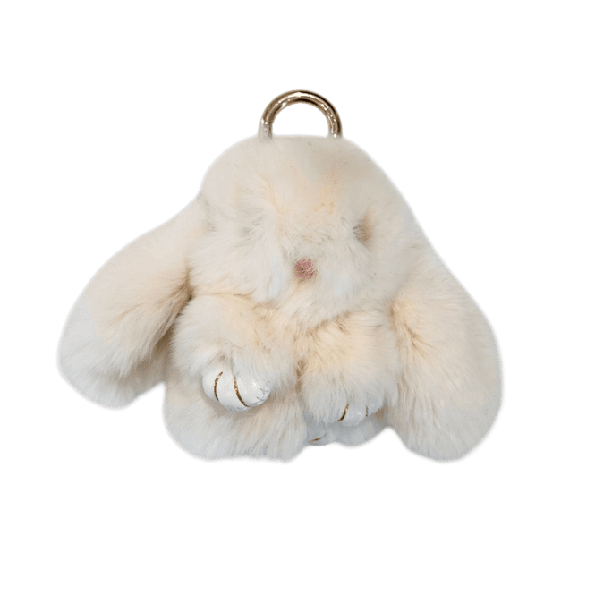 Hovedbilde Fluffy bunny bag charm - Pale Yellow