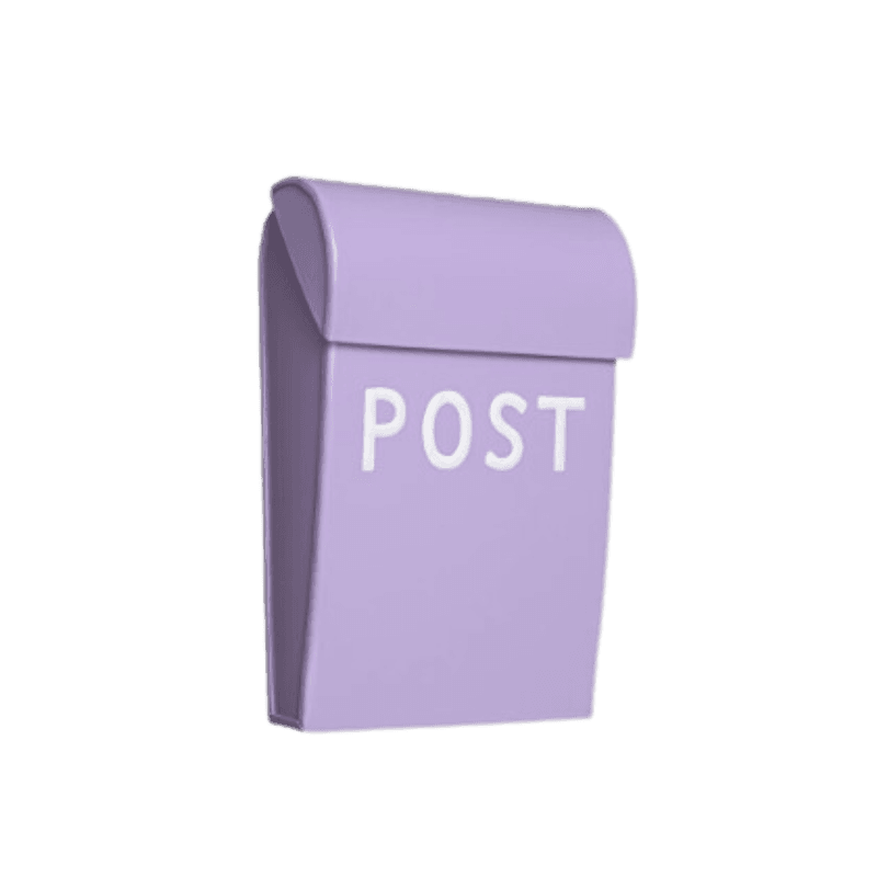 Postkasse mini - Lilla