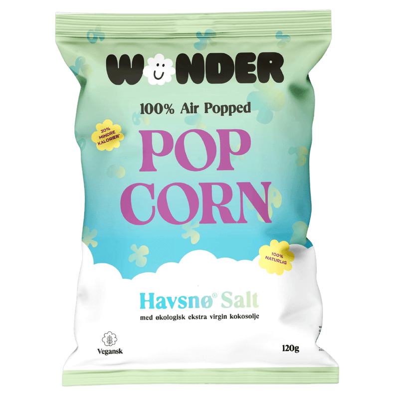 Wonder Popcorn - Havsnø Salt