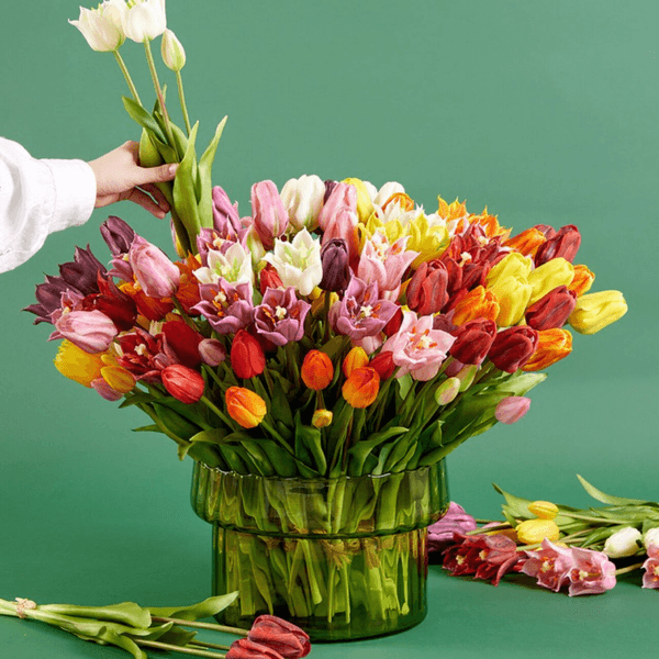 Hovedbilde Tulipaner, Mørk rosa, 70 cm
