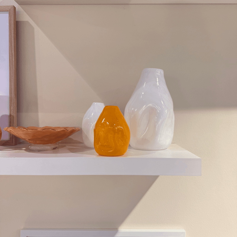 Valk Vase liten Oransj